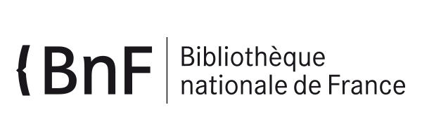 Logo BnF - Bibliothèque Nationale de France : parenthèse avec le nom "BnF" en lettres stylisées, sur fond transparent.