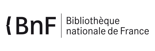 Logo BnF - Bibliothèque Nationale de France : parenthèse avec le nom &quot;BnF&quot; en lettres stylisées, sur fond transparent.