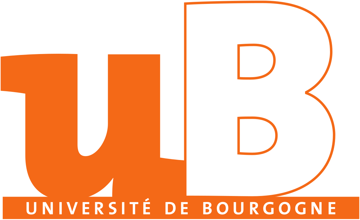 Logo Université de Bourgogne : lettres &quot;UB&quot; en lettres stylisées, sur fond transparent.