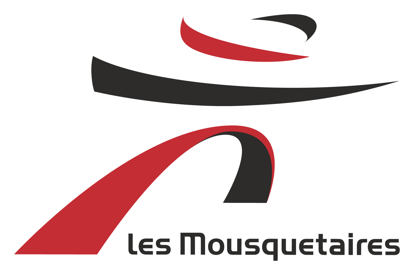 Logo Les Mousquetaires : symbole des Mousquetaires, sur fond transparent.