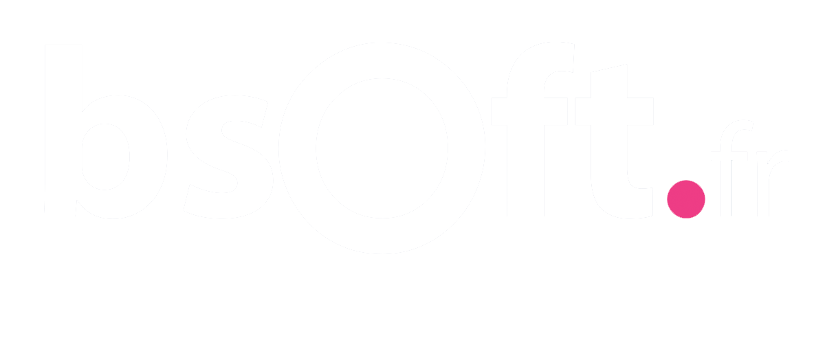 Logo sans fond écriture blanche du logo bsoft.fr part of visiativ