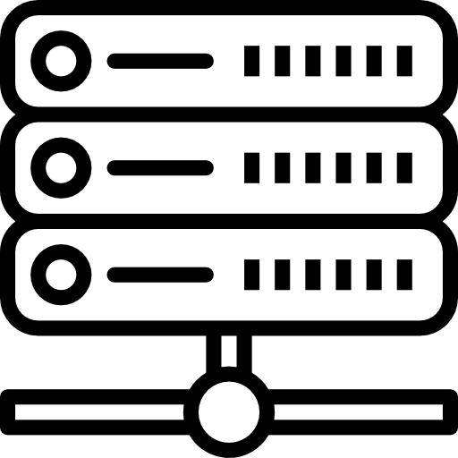 Icône de Réseau : une représentation graphique illustrant la connectivité et les échanges d'informations entre plusieurs composants ou utilisateurs.