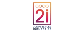 Logo OPCO 2i Compétences industries : symbole de l'opérateur de compétences dédié aux industries, soutenant la formation et le développement des compétences dans le secteur industriel.
