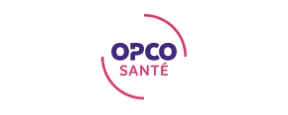 Logo OPCO Santé : représentation graphique de l'Opérateur de Compétences du secteur de la santé, contribuant à l'amélioration des compétences et à la formation des professionnels de la santé.