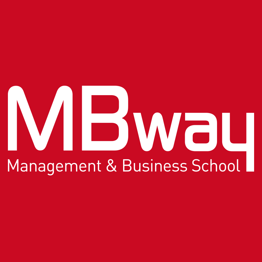 Logo de MBway Management and Business School : symbole d'excellence académique et de développement professionnel, reflétant l'engagement de l'école à former les futurs leaders et entrepreneurs avec des compétences pratiques et des connaissances approfondies en gestion.