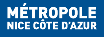 Logo de la Métropole Nice Côte d'Azur : représentation graphique d'une collectivité territoriale dynamique, engagée dans le développement et la promotion du territoire de la Côte d'Azur.